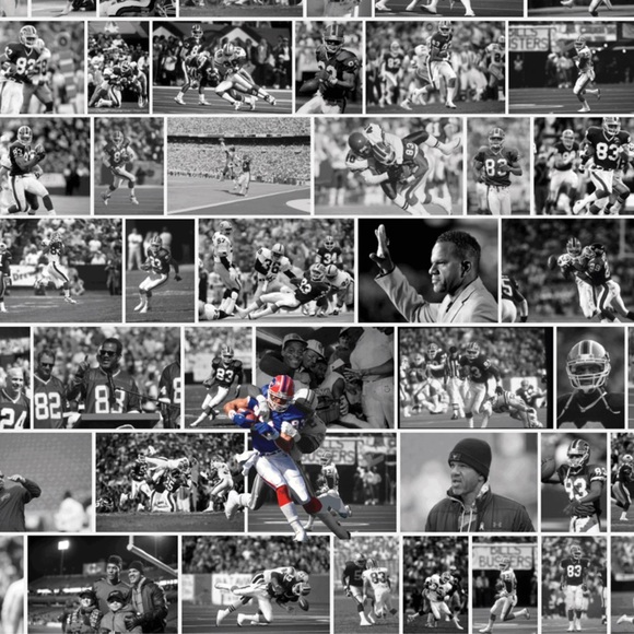 Framed 11 x 14 Inch Painting of Andre Reed - Picture 4 of 4